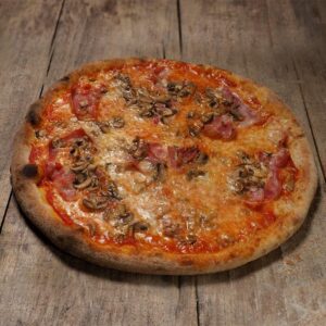 Giallo Pizza-Prosciutto-funghi