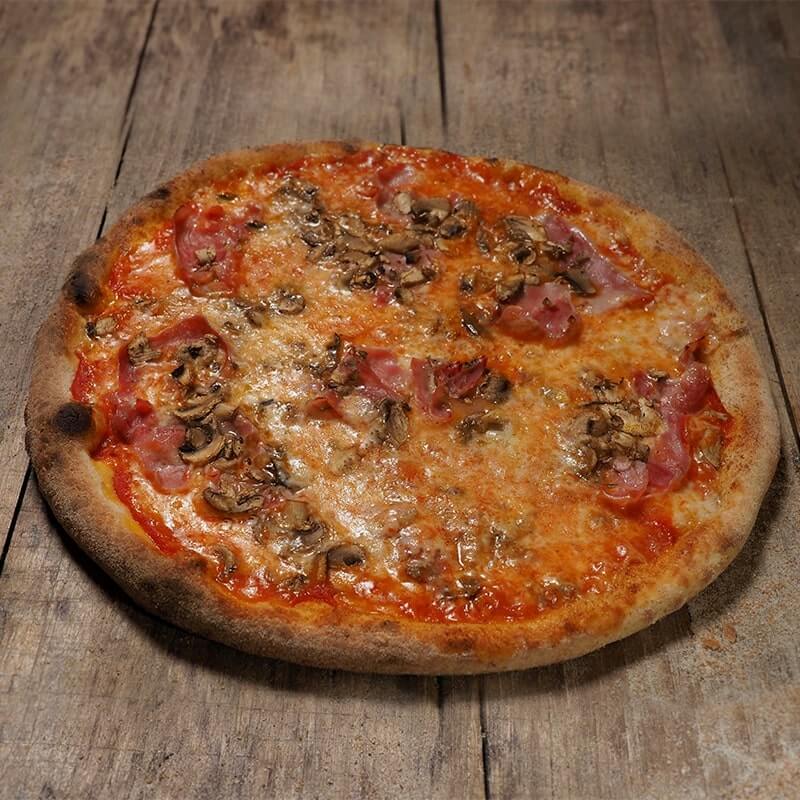 Prosciutto e Funghi Giallo Pizza Egg